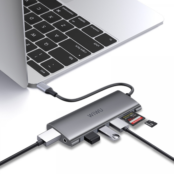 WIWU HUB ALPHA 11 IN 1 USB-C A11312H WIWU HUB ALPHA 11 IN 1 USB-C A11312H